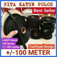 ราคา KATUN ริบบิ้นผ้าฝ้ายสีดํา 3 ซม. 2 ซม. 2.5 ซม. 2 ซม. 1 ซม. 100 หลา (57901028774)