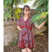 ราคา เสื้อนากาทรงกะเหรี่ยงแบบยาว (2907686732)