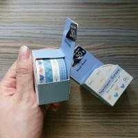 ราคา เทปตกแต่ง washi tape วาชิเทป สีฟ้า (4958573994)
