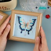 ราคา SYDWA Beaded Butterfly Picture, Handmade เย็บปักถักร้อยกรอบ DIY ชุดวัสดุ,วันหยุดลูกปัดเย็บปักถักร้อยมือปัก DIY วัสดุ Pack (29043208990)