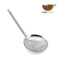 ราคา กระชอน สแตนเลส กระชอนสแตนเลส กระบวยสแตนเลส กระชอนตักปลา กระชอนตักของทอด 20cm กระชอนตักของทอ Tham coffee (17284681234)