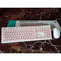 ราคา เซ็ทเมาส์และคีย์บอร์ดไร้สาย OKER (11647091020)