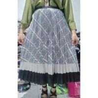 ราคา IMPORTED VELVET MIDI PLESKIT SKIRT (41055719451)