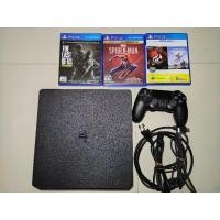 ราคา ps4 slim มือสอง 1tb พร้อมเกม 4 เกม ไม่มีกล่อง playstation 4 (27574988164)
