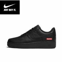 ราคา ♞,♘,♙ของแท้ 100 % Supreme x Nike Air Force 1 Low box logo black Sports shoes style OHT (40804075716)