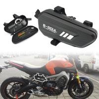 ราคา Fit สําหรับ YAMAHA MT-03 MT-07 MT-09 MT-10 Universal อุปกรณ์เสริมรถจักรยานยนต์กระเป๋าเครื่องมือกันน้ํา Hard Shell สามเหลี่ยมด้านข้างกระเป๋า (50150536804)