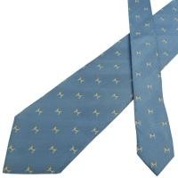 ราคา เนคไท DAKS Silk PE Light Blue Dog Geometric Korea เนคไทแบรนด์เนม ของแท้ (41061593995)