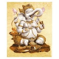 ราคา พระพิฆเนศ ทรงสรวล (CX-EV-508) ชุดปักครอสติช ภิญญ์ ,Cross Stitch Kit Pinn (Pre Order) (29710856249)