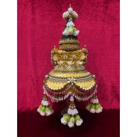 ราคา พานธูปเทียนแพรขอขมา​ ธูปเทียนแพร พานขมา พานขอขมามาลัยเล็ก (27984846541)