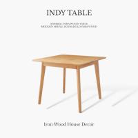 ราคา Iron Wood House ส่งฟรี✨ โต๊ะไม้ยางพาราประสาน สีไม้ธรรมชาติ เคลือบผิว แข็งแรงทนทาน (9454735551)