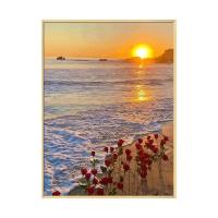 ราคา ภาพวาดดอกไม้ทะเล งานฝีมือ DIY ภาพวาดอะคริลิค สีน้ำมันและสีดิจิตอล สำหรับตกแต่ง (42519323546)