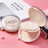 ราคา BOB Hengcai Light Sensation Pressed Powder Brightening คอนซีลเลอร์ Foundation Moisturizing Oil Control กันน้ําแต่งหน้า Fixing แห้งแป้งเปียก Pressed Powder (48450612463)