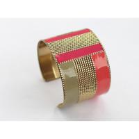 ราคา กำไลทองแฟชั่นลวดลายสีชมพู Pink gold (6635703536)