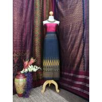 ราคา ซิ่น ผ้าไหม มัดหมี่ 3ตะกอ ไหมแท้ ขนาด 1x2เมตร สีดำ ลายมัดหมี่ รหัส R2Q-NY06196616 (15299167341)