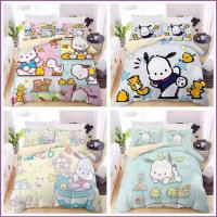 ราคา Yb Sanrio Pochacco 3IN1 ผ้าปูที่นอนผ้านวมปลอกหมอนชุดเครื่องนอนการ์ตูนห้องนอนชุดล้างทําความสะอาดได้ (24089370441)