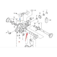 ราคา เฟื่องขับหน้า ORIGINAL Porsche Cayenne 958 front transmission, diesel 3.0V6hybrid 95834901121 (22343072286)