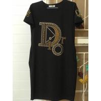 ราคา ชุดเดรสสีดำ ปักโลโก้ Dior (23569306206)