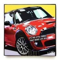 ราคา รูปภาพ รถ MINI Cooper Car มินิ คูเปอร์ รูปภาพ​ติดผนัง pop art กรอบรูป Supercar รถสปอร์ต แต่งบ้าน ของขวัญ (7355618336)