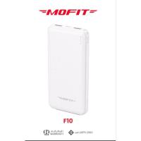 ราคา Power Bank MOFIT 10000mAh รุ่น F10 สีขาว (23063575882)