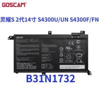 ราคา ✿การเปลี่ยนแบตเตอรี่แล็ปท็อป Asus เหมาะสำหรับ s430fn Asus VivoBook S14 s430uf x430un Series b31n1732 (24290595006)