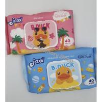 ราคา [1 ห่อ] ทิชชู่เปียก JAXX B.DUCK BABY WIPES ผ้าเช็ดทำความสะอาดผิว จำนวน 40 แผ่นต่อห่อ (7069869827)