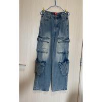 ราคา กางเกงยีนส์ทรงคาร์โก จาก my style ทรงสวย size m (26421407740)