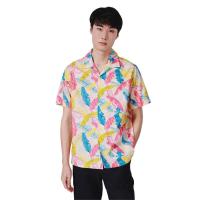 ราคา John Henry เสื้อเชิ้ตฮาวายผู้ชายแขนสั้น ทรงใส่สบาย รุ่น JH S325MSSRL24 - สีชมพู (29927544295)