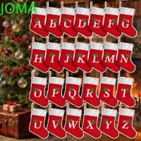 ราคา JOMA ถุงเท้าตัวอักษรคริสต์มาส, AZ ถุงเท้าตัวอักษรสีแดงน่ารัก, แบบพกพาหนาสร้างสรรค์จี้ Xmas Tree เครื่องประดับเด็ก (56150916248)