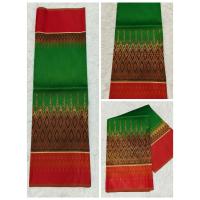 ราคา ผ้าซิ่นไหมแพรวา ผ้าถุงลายนาคี กาบแก้ว ซิ่นตีนแดง ผ้าไทยทอเครื่อง 2 หลา (43701315457)