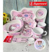 ราคา ชุดทานข้าวเมลามีนแท้ 100% ศรีไทยซุปเปอร์แวร์ ลาย คิตตี้บิวตี้ #ของถูกบ้านน้องมินนี่ (13610522857)