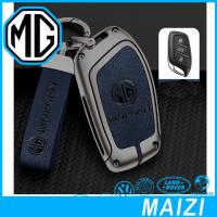 ราคา [พร้อม] MG4 EV เคสกุญแจกรอบโลหะหนังวินเทจ MG ZS MG5 MG HS MG3เคสป้องกันกุญแจโลโก้รถมือเชือกหัวเข็มขัด1wkw (29931867421)