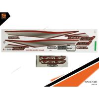 ราคา สติ๊กเกอร์ เวฟ 125i ปลาวาฬ แต่งสวย wave 125i ปลาวาฬ ปี 2018 รุ่น 16 สีแดง (เคลือบเงา) (7935624340)