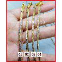 ราคา โช้คเกอร์ โช้คนิ่ม ทอง 18k ลาย 2เกลียว/3เกลียว 2กษัตริย์ 3กษัตริย์(ราคาปกติ 1,290-1,490-) นิ่ม ยืดหยุ่นดี ไม่แข็ง (5847112691)