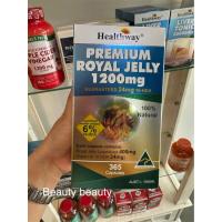 ราคา Healthway Royal Jelly Premium 1200 mg. 365 แคปซูล (41365788998)