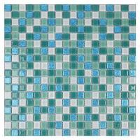 ราคา [พร้อมส่ง] HomeDoDee โมเสคแก้ว 30x30 ซม. HPR-210 สีฟ้า โมเสค กระเบื้องโมเสค โมเสคแก้ว (6097735602)