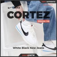 ราคา 《Lilly Pre-Order✈️》ไต้หวัน รองเท้า Nike Cortez White Black New Jeans DM4044-100 รองเท้าผ้าใบ 〔ของแท้100%〕 (26542402433)