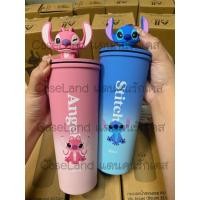 ราคา [พร้อมส่ง] กระบอกน้ำสติช Stitch แก้วStitch แก้วเซเว่น แก้วสติทช์ (22290142113)