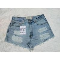 ราคา พร้อมส่งกางเกงยีนส์ขาสั้นเอว32 กางเกงยีนส์ขาสั้นสาวอวบ (42160538083)