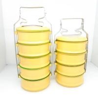 ราคา ปิ่นโตเคลือบ ปิ่นโตวัด ขนาด 4ชั้นและ5 ชั้น (2237412922)