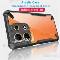 ราคา เคสสําหรับ infinix Note 40 30 Vip pro 40proplus 40 X 40X 30pro 30vip Note30pro Note30Vip Note40pro + Note40X โปร่งใส TPU กันชนอะคริลิคเคสโทรศัพท์เกราะกันกระแทกปกหลัง (23950974630)