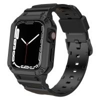 ราคา ❦✲Case+Strap For Apple Watch band 44mm 40mm 45mm 41mm 38mm 42mm Silicone correa watchband belt bracelet iWatch series 5 (22976639253)