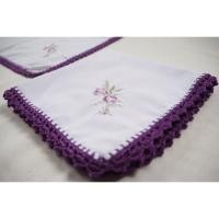 ราคา ผ้าเช็ดหน้าถักริมสวยๆ (13535354)