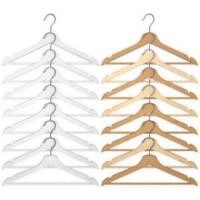 ราคา ไม้แขวนเสื้อ สีดำ สีขาว สีเนเชอรัล 8 ชิ้น/แพ็ค IKEA (1793995233)