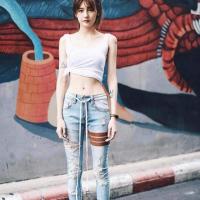 ราคา กางเกงHold'em ขายาว ผ้ายืด (2291744844)