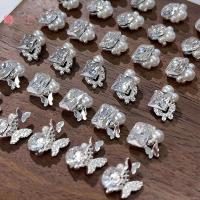 ราคา Renbg 2 ชิ้นคริสตัลโปร่งใสเล็บแฟ้มเพชร Luxury Heart Square Nail Art Rhinestones อัญมณี Sparkle แก้วเล็บหิน DIY Charms TH (29430133637)