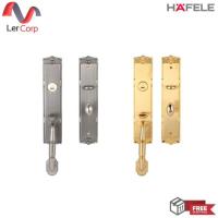 ราคา (Hafele) มือจับประตูซิงค์อัลลอยด์ พร้อมระบบมอร์ทิสล็อค รุ่นพรีเมียม (แบบ C) มี 2 สี (25667988600)