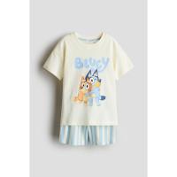 ราคา H&M(เอชแอนด์เอ็ม) ชุดนอนผ้าฝ้ายเจอร์ซีย์พิมพ์ลาย เด็กผู้ชาย 1271568_1 (26676660714)