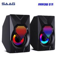 ราคา SPK (2.0) 'SAAG' ARROW (D71) RGBHome / SPEAKER / Speaker มีสาย (aux) / Spk (2.0) 'saag' arrow (d71) rgb (20410336908)