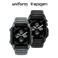 ราคา สายนาฬิกา SPIGEN Rugged Armor Pro Case for AP Watch 10 [46mm] - Dark Grey/ Matte Black (26123995552)