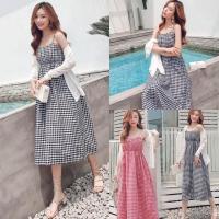 ราคา ชุดคลุมท้อง เสื้อและเอี้ยม มีให้เลือก 2 สี แดง และดำ (20964741176)